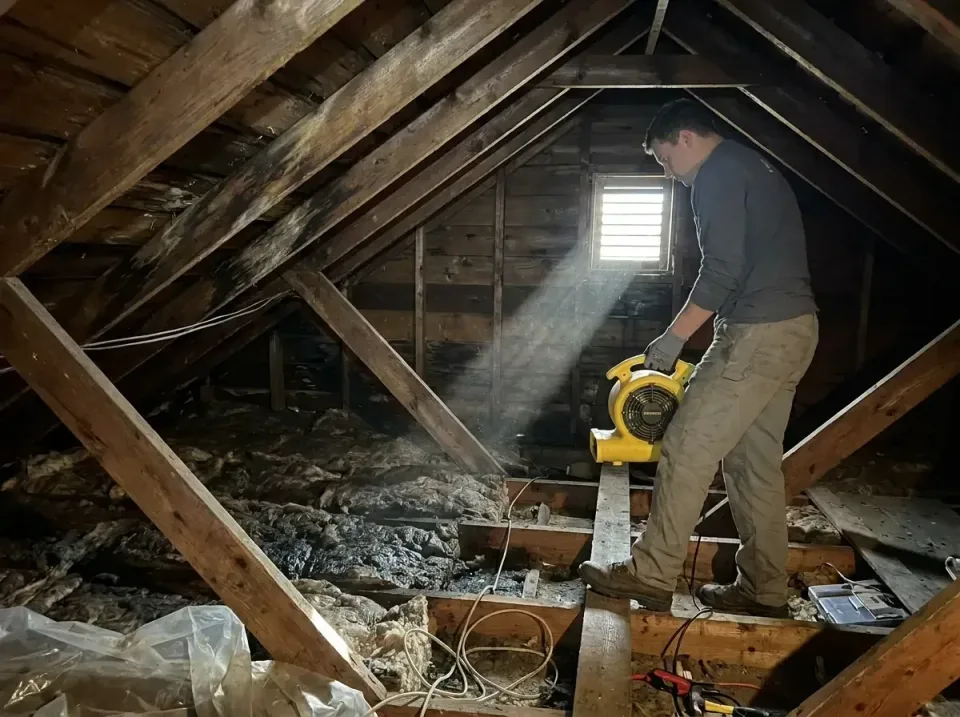 attic-water-damage-drying-proc-007 — frequently asked questions, Emergency Water Extraction & 24/7 Flood Response in West At…